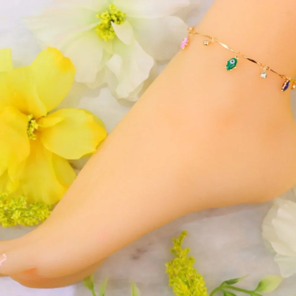Minimalist Anklet, Sleek & Modern Design, Women’s Fashion, YC110142-A - Picture 2 of 10